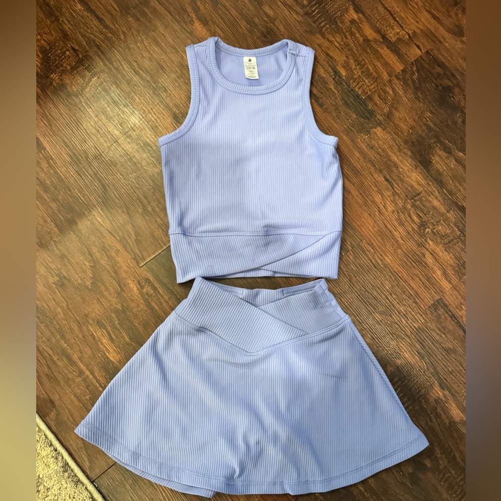 Yogalicious Lavender Ribbed Skirt